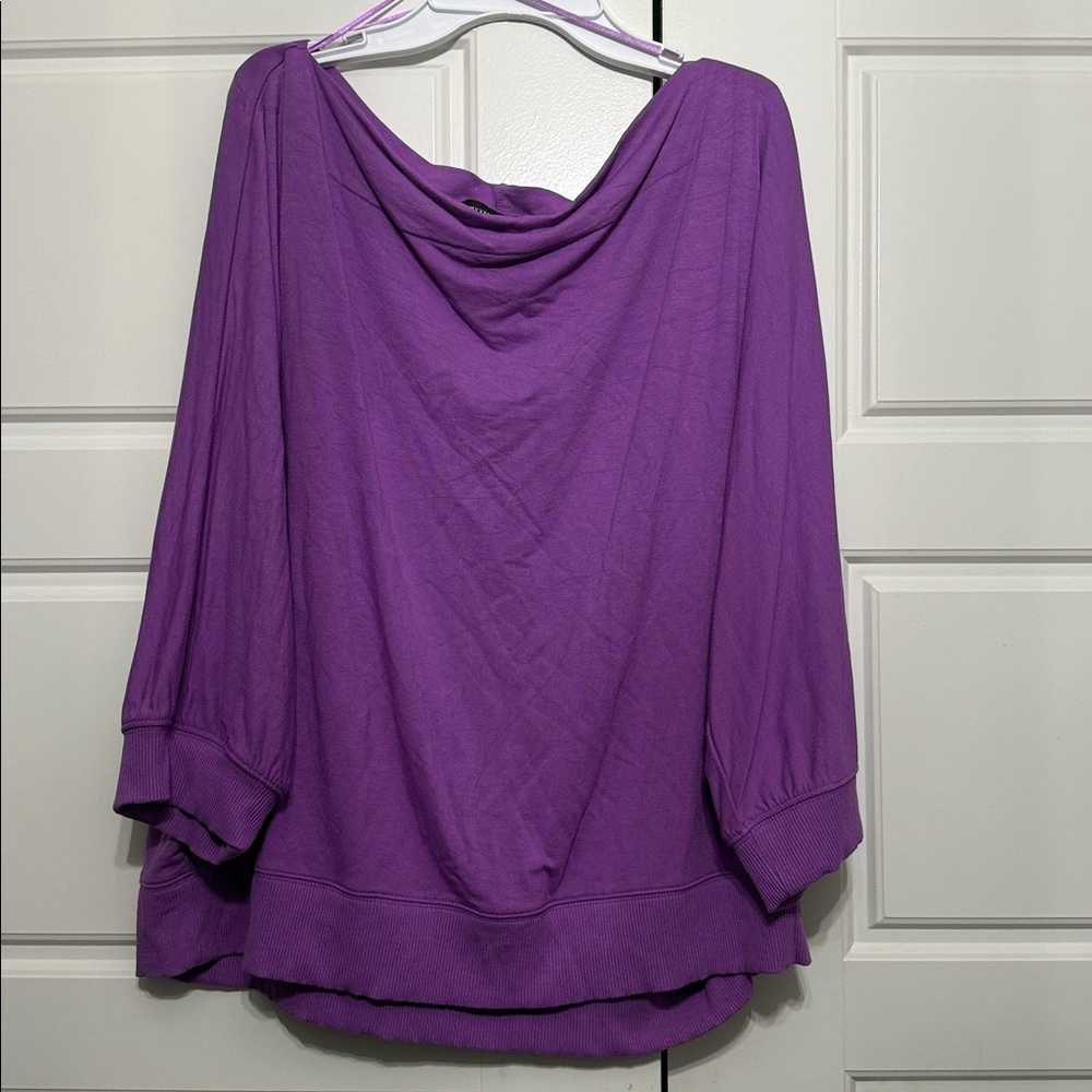 Plus Size Simply Vera Vera Wang Open Neck Top